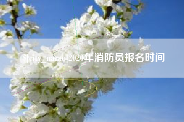 郴州2020年消防员报名时间