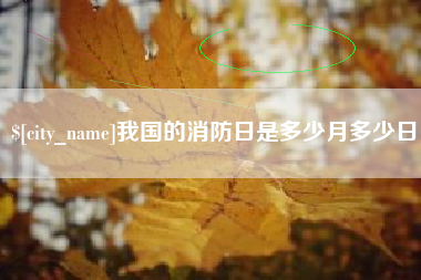 郴州我国的消防日是多少月多少日