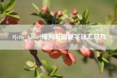 郴州排列五图谜字谜汇总九