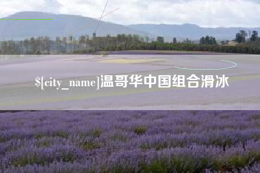 郴州温哥华中国组合滑冰