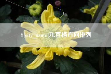 郴州九宫格方向排列