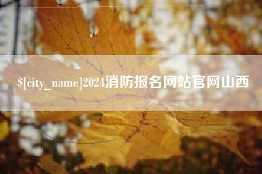 郴州2024消防报名网站官网山西