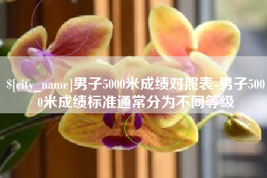 郴州男子5000米成绩对照表-男子5000米成绩标准通常分为不同等级