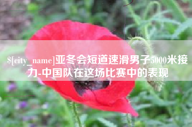 郴州亚冬会短道速滑男子5000米接力-中国队在这场比赛中的表现