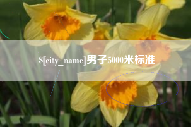 郴州男子5000米标准