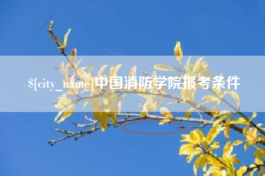 郴州中国消防学院报考条件