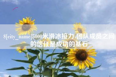 郴州5000米滑冰接力-团队成员之间的信任是成功的基石