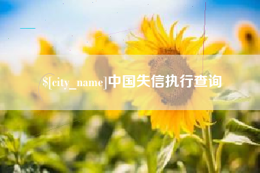 郴州中国失信执行查询