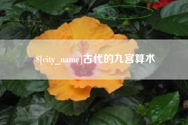 郴州古代的九宫算术