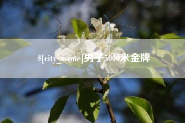 郴州男子5000米金牌