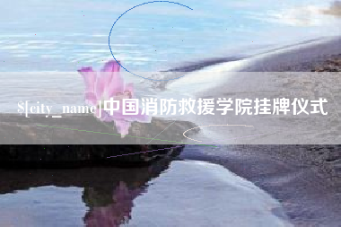 郴州中国消防救援学院挂牌仪式