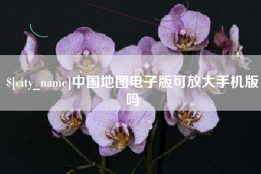 郴州中国地图电子版可放大手机版吗