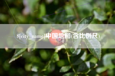 郴州中国地图(含比例尺)