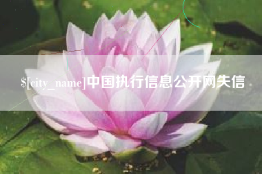 郴州中国执行信息公开网失信