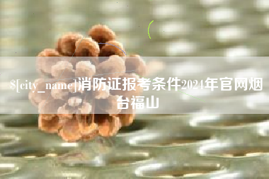 郴州消防证报考条件2024年官网烟台福山